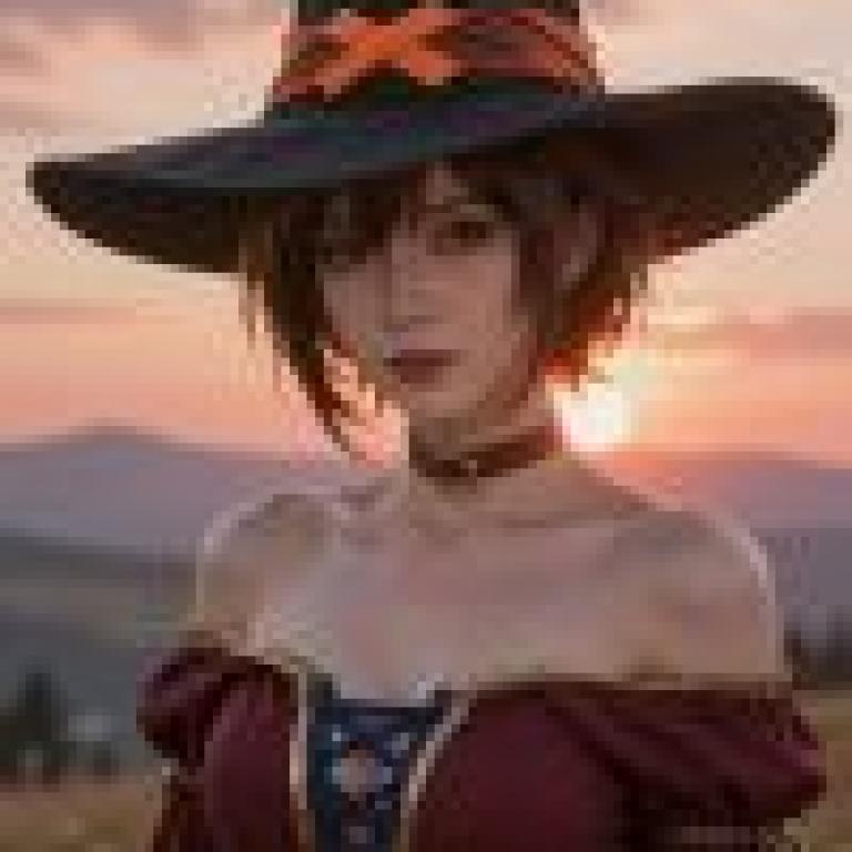 female magician，A young woman in witch s costume.