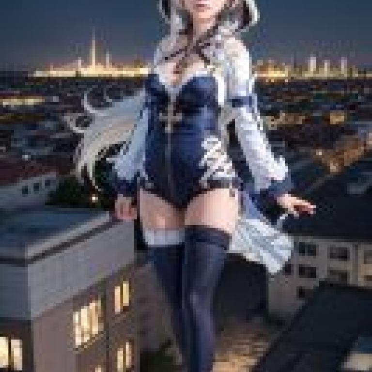 特蕾莎的命運無法逃脫。長著翅膀和靴子的動漫女孩。