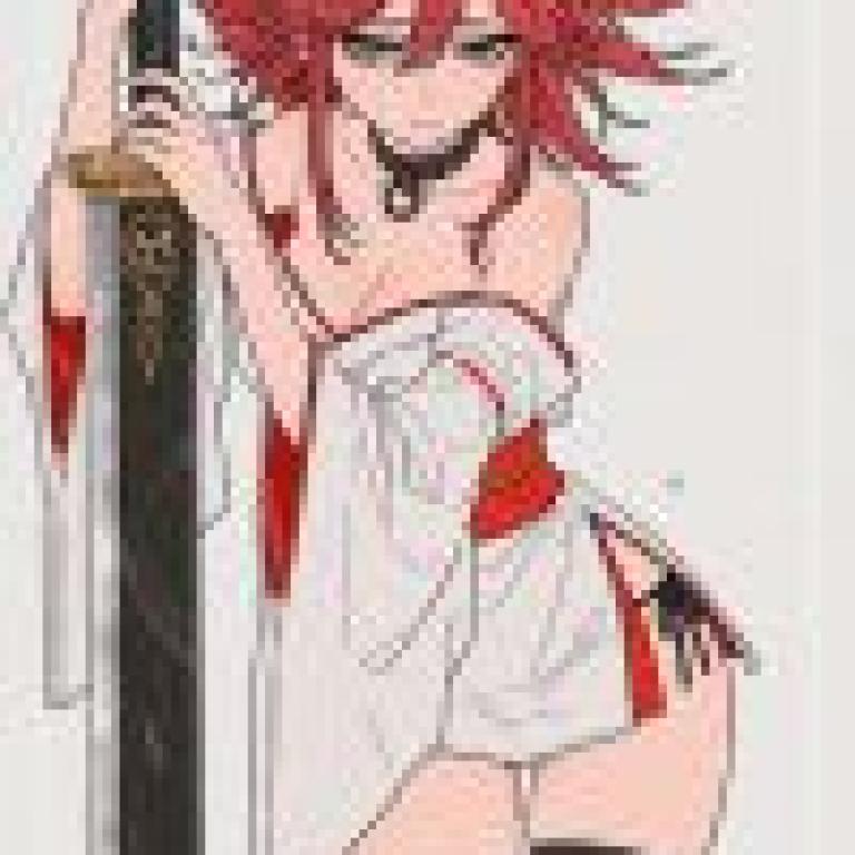 Battle Witch，A girl with red hair in the midst of battle.