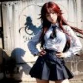 Computer wallpaper， real life， Rias Gomori， Devil High School DxD， real anime style