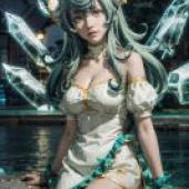 手機桌布，魔王學院的不適任者，大精霊レノ，Great Spirit Reno，寫實，動漫角色的華麗宣傳