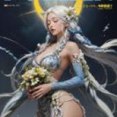 Earth Goddess Maia， Earth Goddess Maia， Ys，Poster for game called panzer ogre.