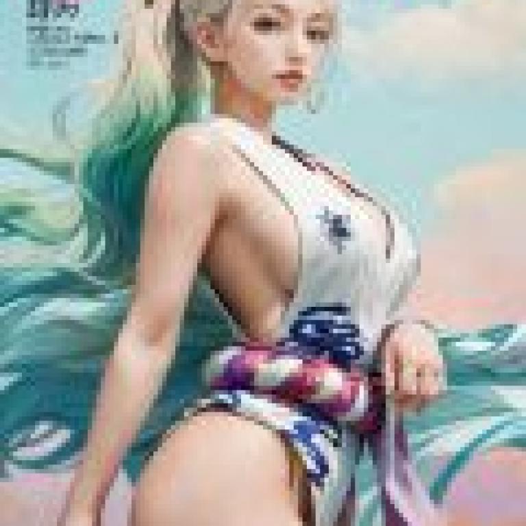 Yamato，One Piece，身穿白襯衫、長角、戴著金耳環的女子。