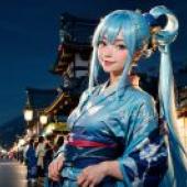 Live version， popular anime， the goddess of water， Acroga， blessing for the beautiful world， ponytail full night