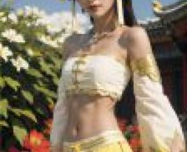 Mobile phone wallpaper， Sanzang Fashi Warriors Orochi， Wushuang OROCHI， realistic， Hanfu elegance