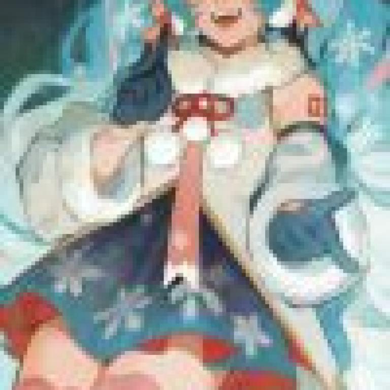 Hatsune Miku，Blue and white girl on album cover.