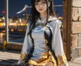 手機桌布，Ara Haan Elsword，寫實，前面寫著「caawtier」字樣的女孩。