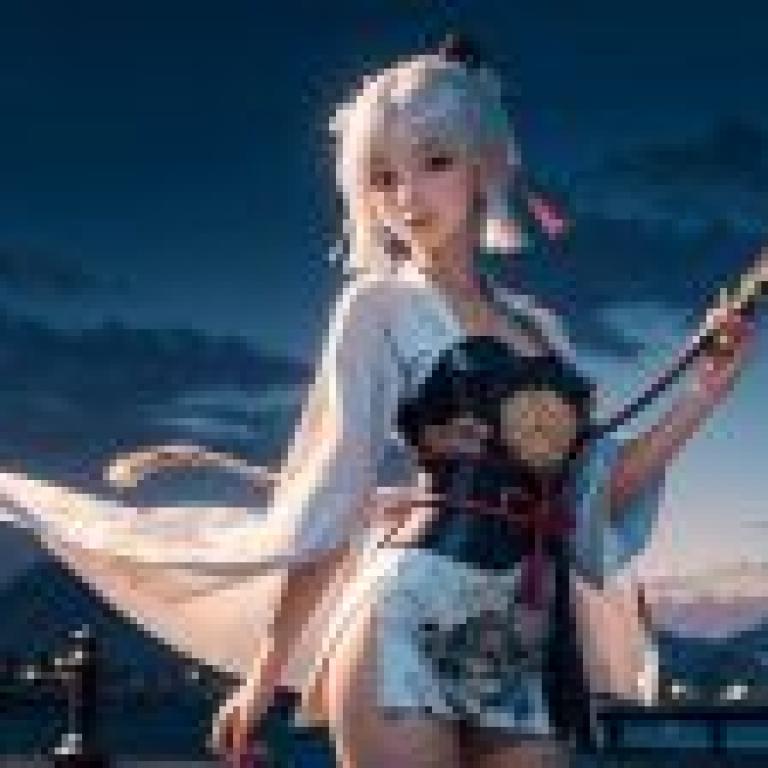 電腦桌布，神里綾華，Kamisato Ayaka，原神，Genshin，真人版，武士與巫女：綾香角