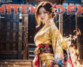 鬼狼，Hittenlook 雜誌封面上有亞洲模特兒。