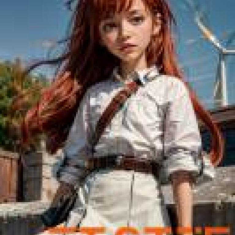 Mobile wallpaper， Reggie Abbott， Twelve Forever， Realism， there is a red-haired girl on the cover of Dance Magazine.