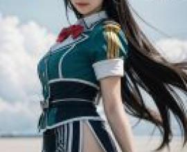 Chikuma Kantai，一位女孩出現在電影雜誌的封面。