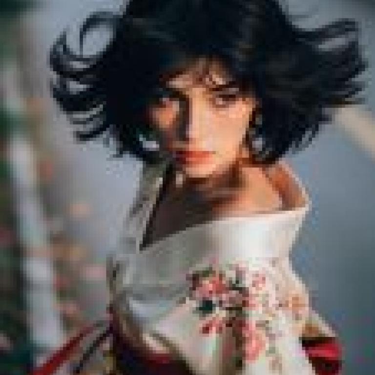 kimono，A woman in a kimono.