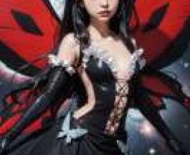 黑雪姬 Accel World 加速世界，背上翅膀的少女。