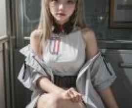 Perica Arknights，The girl is posing.