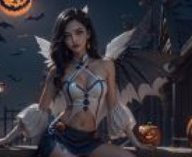 Real beauty， Halloween， live version， Bat Fairy on Pumpkin
