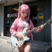 Real beauty， lonely rock， Qitangyi， Xiaoboqi， live -action version， Guitar outside the city