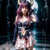 Devils Horns: Elegant Black Magical Characters