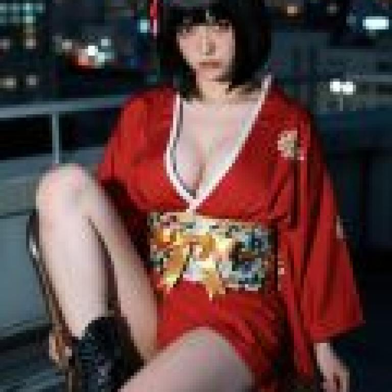 ZIT 01，穿紅色衣服的女孩。