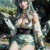 手機桌布，魔王學院的不適任者，大精霊レノ，Great Spirit Reno，寫實，魔王學院之旅」