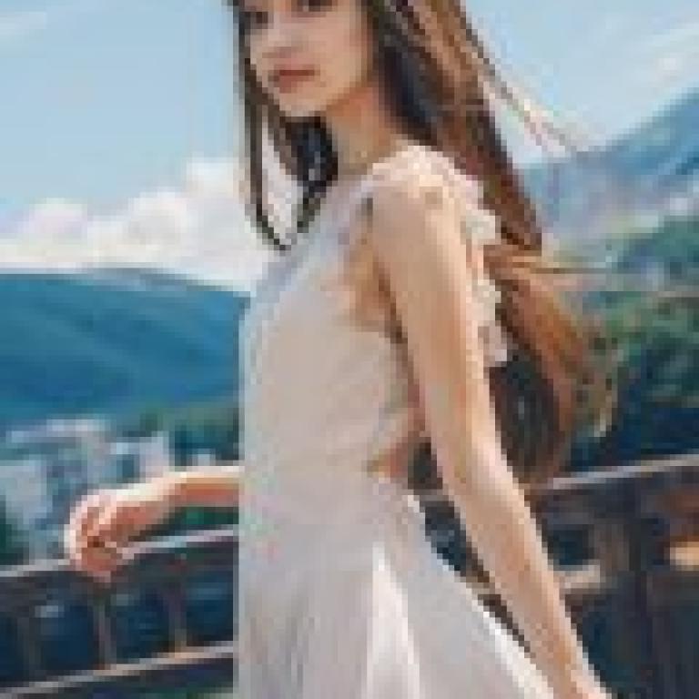 Spice and wolf，A girl with a fox tail and cat ears.