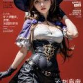 手機桌布，Lisa，Genshin Impact，寫實，黑魔法師的封面魔力