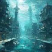 Modern Atlantis Illusion，The ocean is in the city.