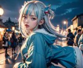 真人版，Gawr Gura，鯊魚姬，Vtuber，hololive production「都市之夜」