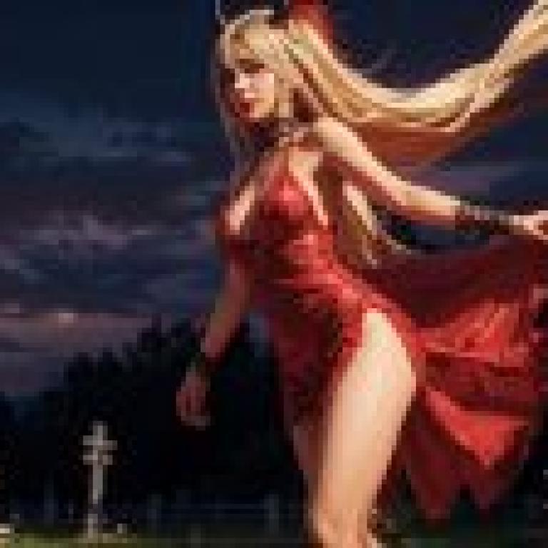 Computer wallpaper， Black Clover Halbert Sewell， real person， Samira in the red dress: the heroic role of Black Clover