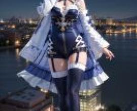 特蕾莎的命運無法逃脫。一個女孩站在一棟大樓頂上。