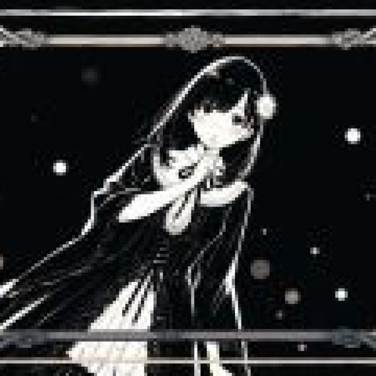 napata yoshiron eightman kotoyama，Girl wearing a black dress.