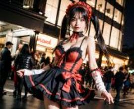 Live version， Shizaki Kuang San， Dating Battle， anime tablecloth， street star night， anime shadow