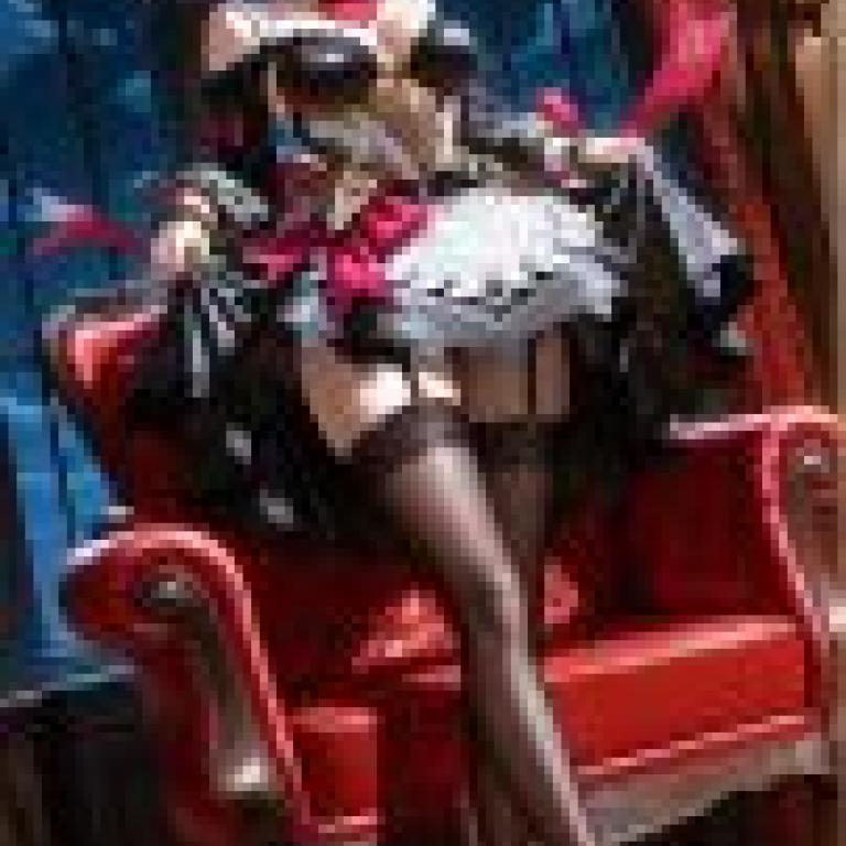 TA，The anime character is wearing lingerie.