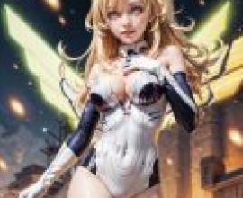 Mobile phone wallpaper， Fighter Girl Peashy Yellow Heart， Hyperdimension Neptunia， Realism， Animation Fantasy Reality