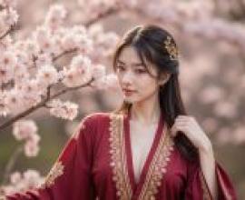 A predestined relationship from a past lifeA woman in red.