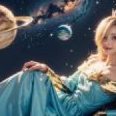 電腦桌布，羅潔塔 Rosalina， Super Mario Galaxy，真人，宇宙女神