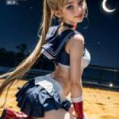 手機桌布，月野兔 (Sailor Moon)，美少女戰士，寫實，月野兔：美少女戰士寫實風