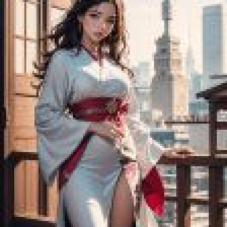 手機桌布，長髮和服美女，動漫，古代亞洲韻味