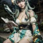 手機桌布，魔王學院的不適任者，大精霊レノ，Great Spirit Reno，寫實，幻想機械女祭司