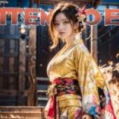 鬼狼，Hittenlook 雜誌封面上有亞洲模特兒。