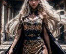 手機桌布 黑魔法女巫，寫實 黑暗魔法師的奇幻禮服盛宴