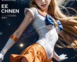 手機桌布，愛野美奈子 Sailor Venus 水手金星 美少女戰士 ，寫實，漫畫華麗舞姿