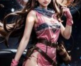 手機桌布，聖火降魔錄 Fire Emblem，Daisy，寫實，復古未來：粉紅裙戰士