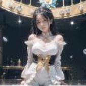 電腦桌布，真人版，寫真美女，白裙幻想，仙女姿態，動漫女俠，蒸汽朋克，人工智能，精靈美女，可愛機器，動漫芭比。