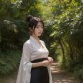 The trip to the forest kimono -free download of tablecloths