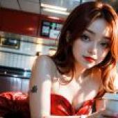 Computer desktop， live version， rabbit Jessica rabbit， pioneering through customs clearance， who framed roger rabbit， coffee time