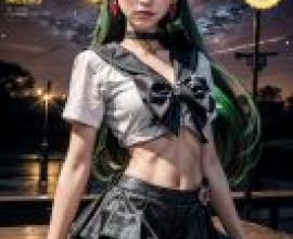 手機桌布，冥王剎那，冥王雪奈，美少女戰士，Sailor Pluto，寫實，星際女神：手機桌布與動漫雜誌封面