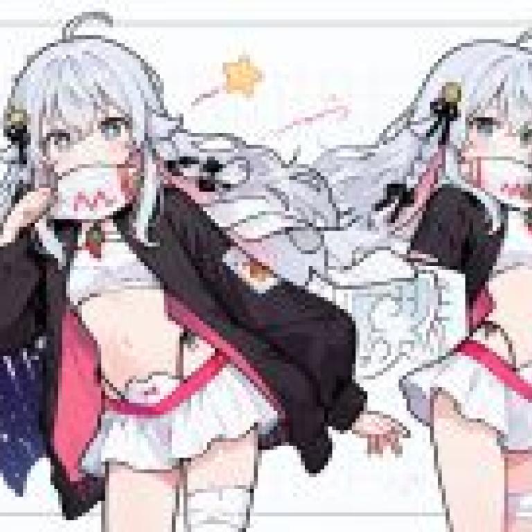 Kagura Nana vtuber，The girl is blonde.