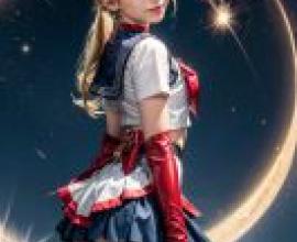 Mobile phone wallpaper， Sailor Moon， Sailor Moon， realistic， Tsukino Usagi: Anime Magazine Cover Show