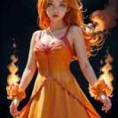 Flame Princess， Adventure Time，The cover of a comic book called Pulled that features