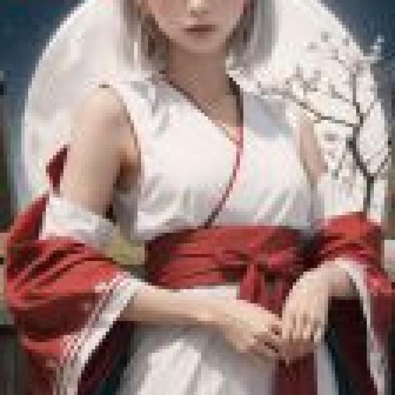 Mobile phone wallpaper， real person， gorgeous kimono: real anime style